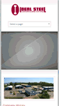 Mobile Screenshot of idealsteelinc.com
